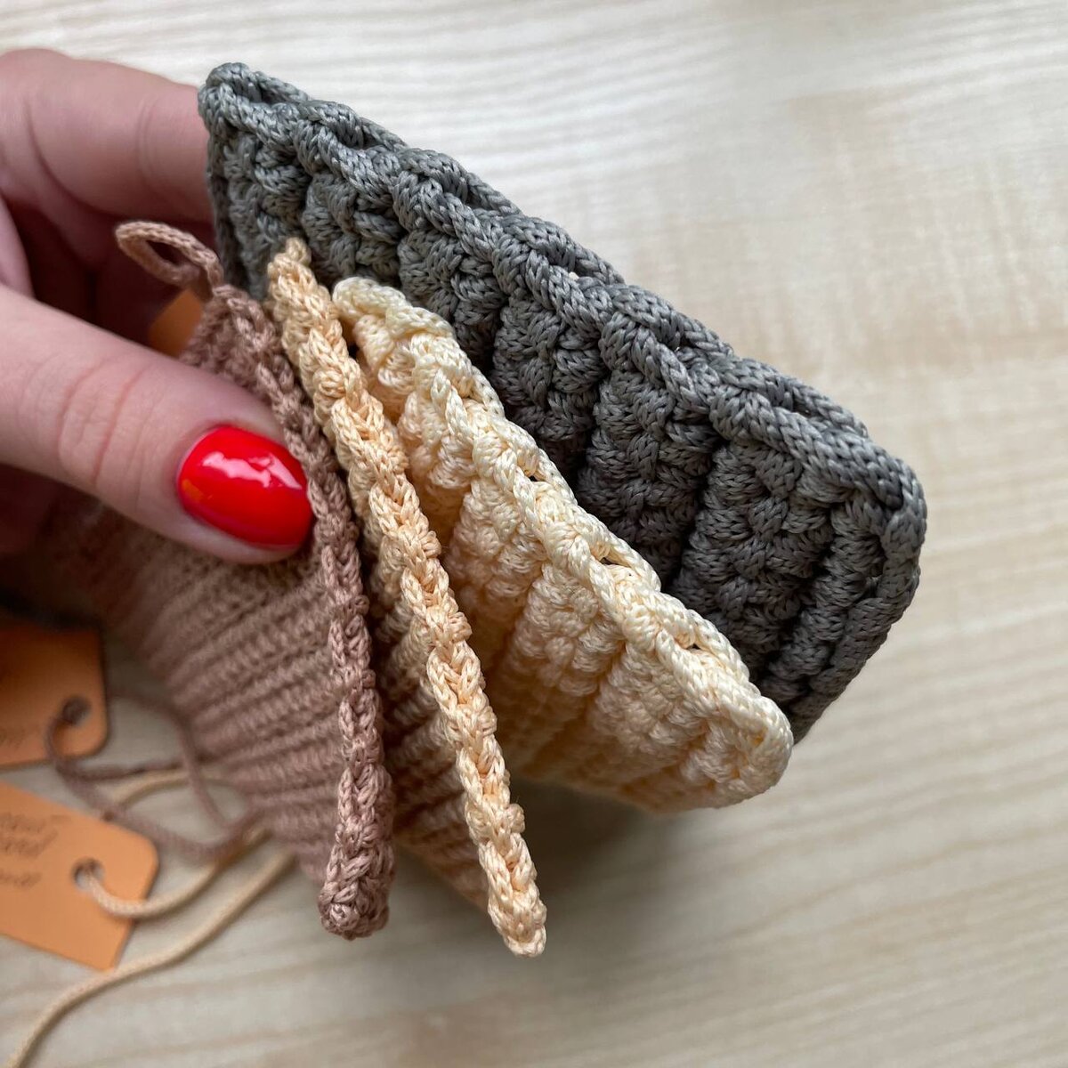 Образцы шнуров разной толщины Moscow cord 