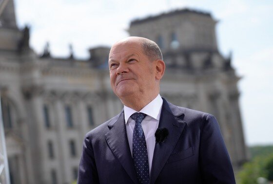    Канцлер Германии Олаф Шольц