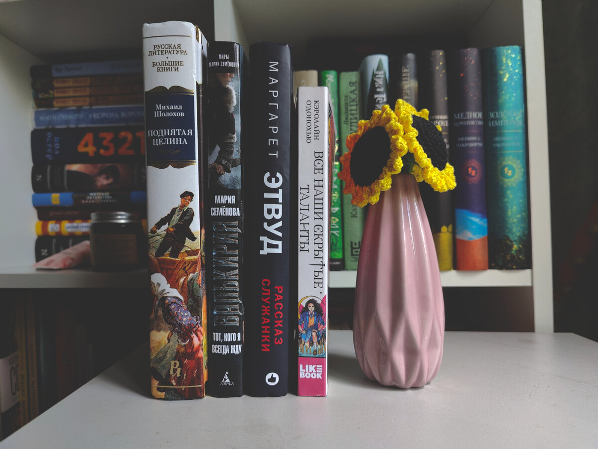 Скромная кучка прочитанного в бумаге, но хотя бы в этот раз электронка к бумаге составила 1:1 :)