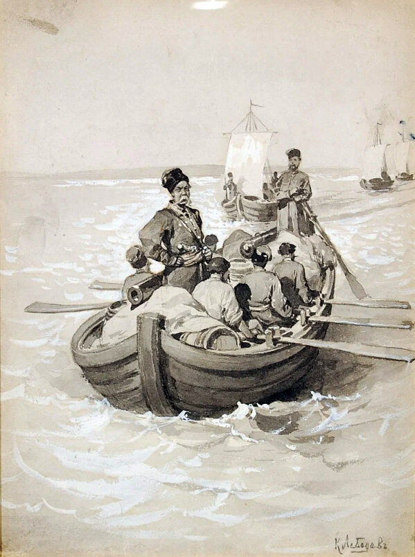 Экспедиция Семёна Дежнёва. Клавдий Лебедев