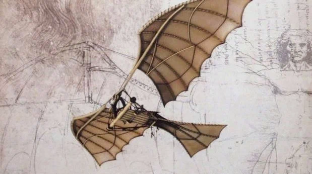 Макет дельтаплана Леонардо Да Винчи.