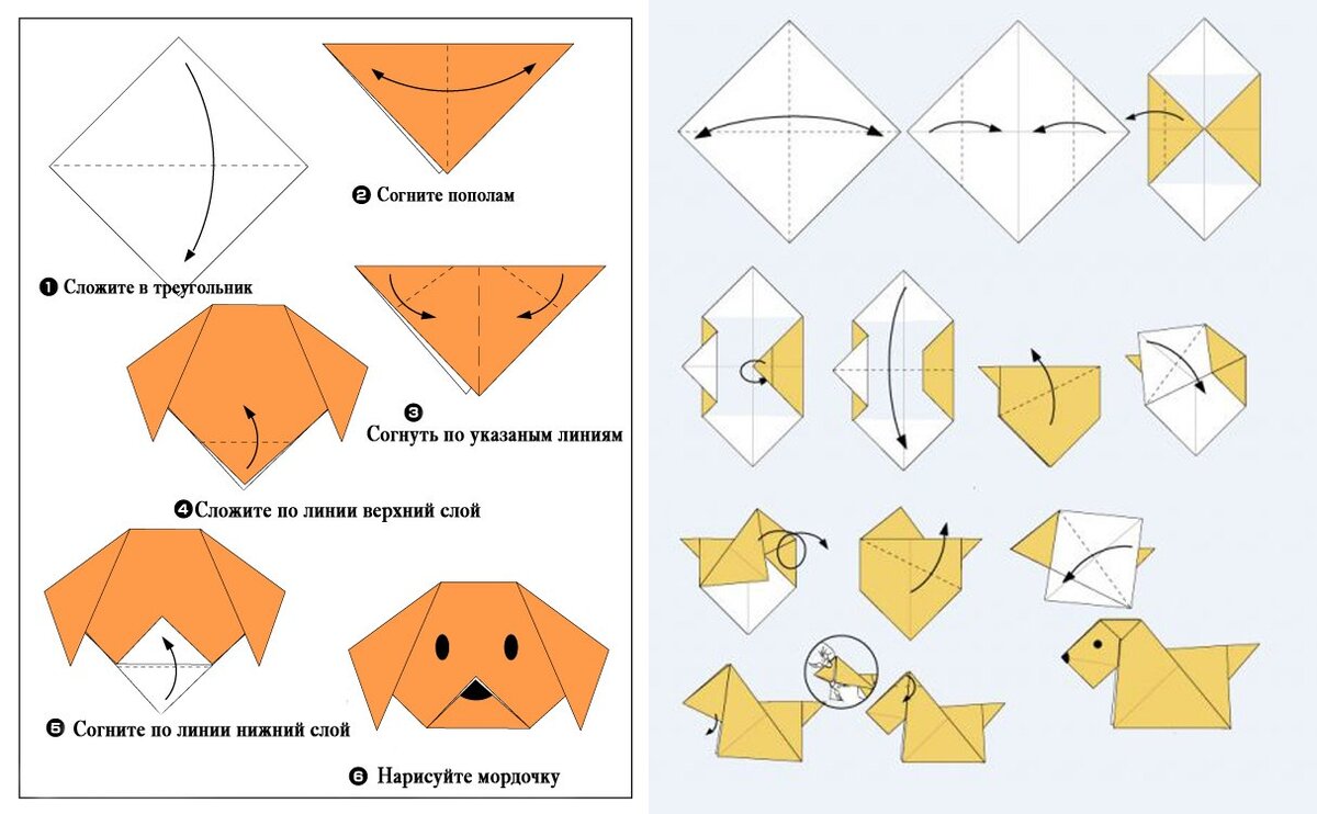 Оригами лиса: 175 фото и видео мастер-класс изготовления поделки бумажной лисицы