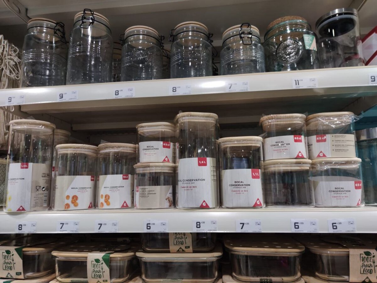 ассортимент в парижских магазинах