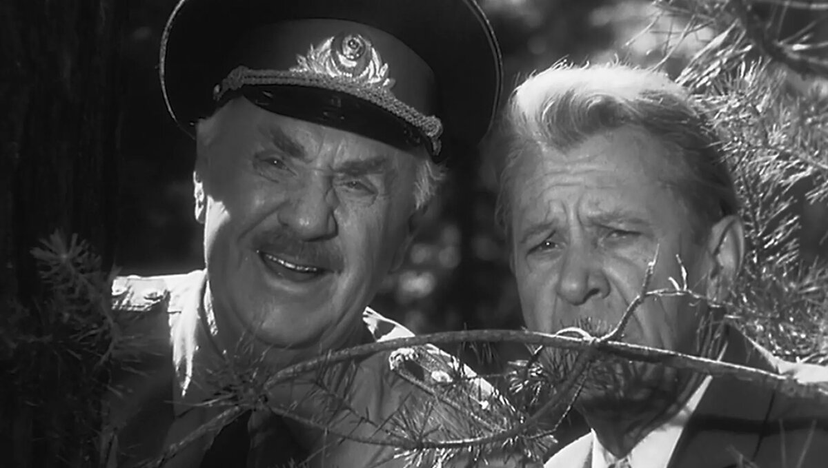 Анискин.                     Кадр из фильма. Фото из свободного доступа в интернете.