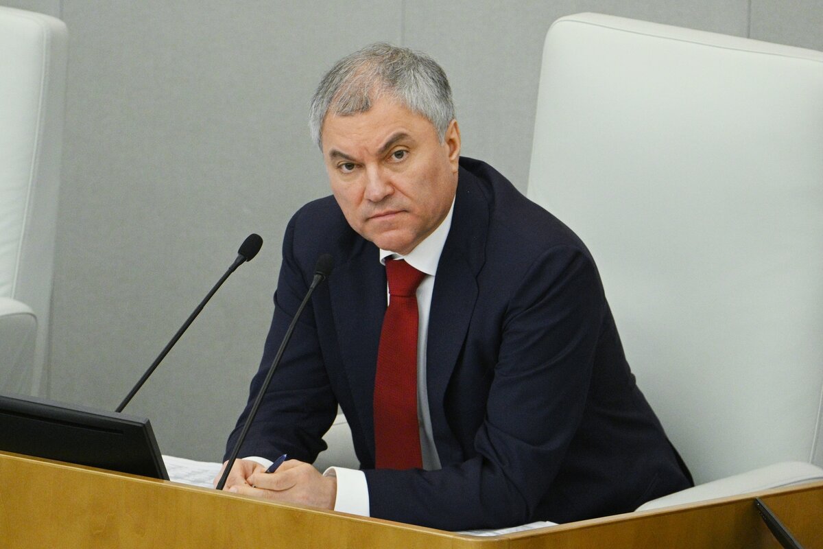     Председатель Государственной думы РФ Вячеслав Володин / РИА Новости / Рамиль Ситдиков