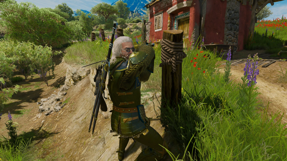 Красивый замах Геральта