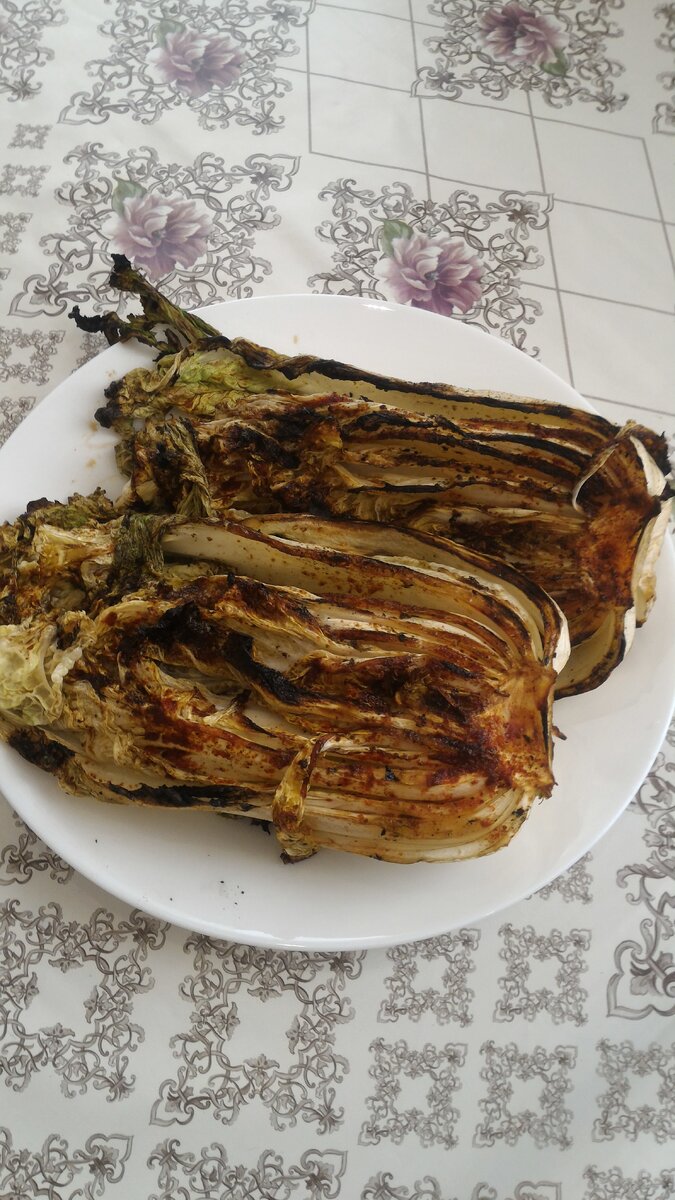 Вот так выглядит в готовом виде, может быть чуть бледней, самое главное мягкость листьев.