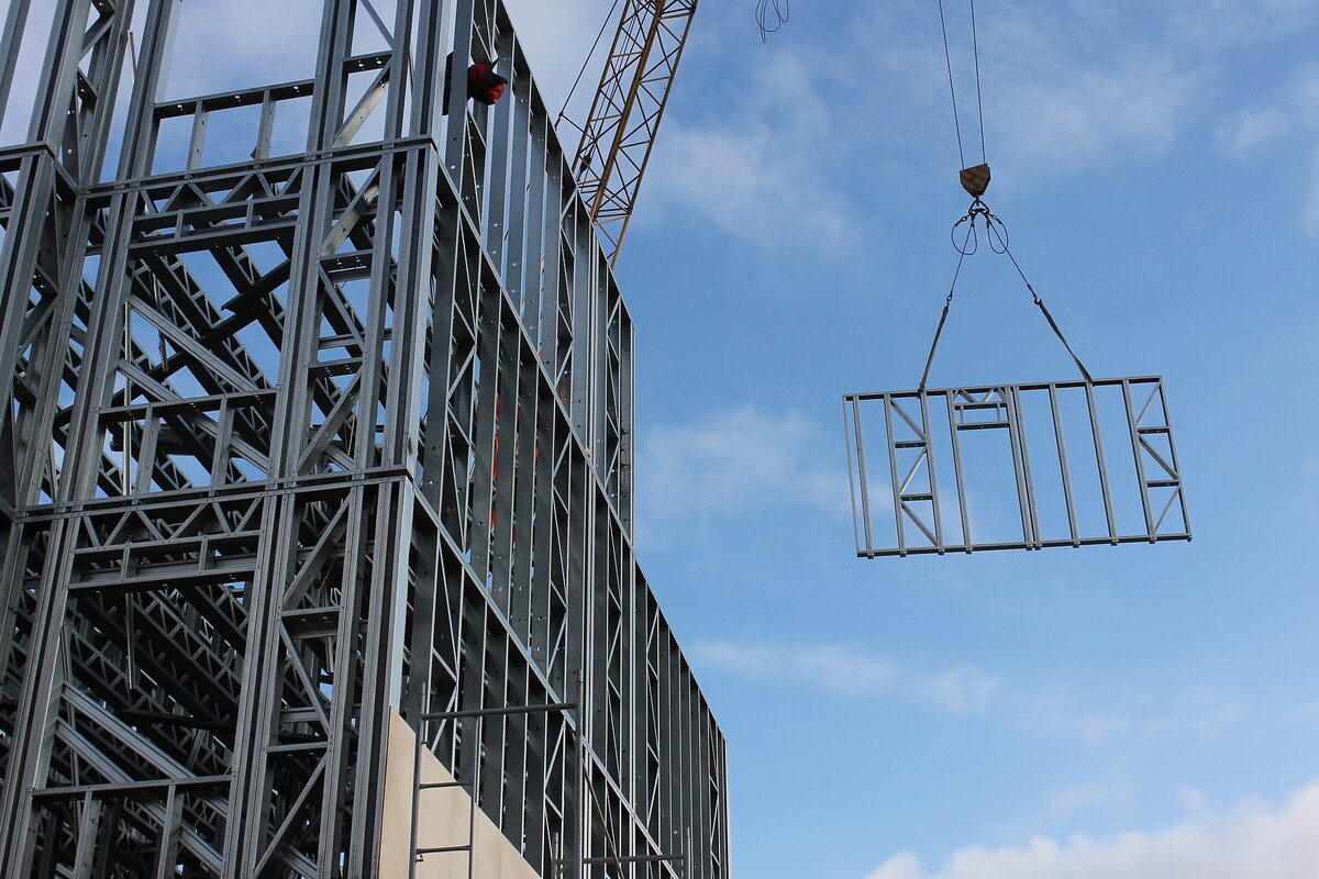 Строительство 6-этажного ЛСТК дома, Калужская область, с/п Кривское