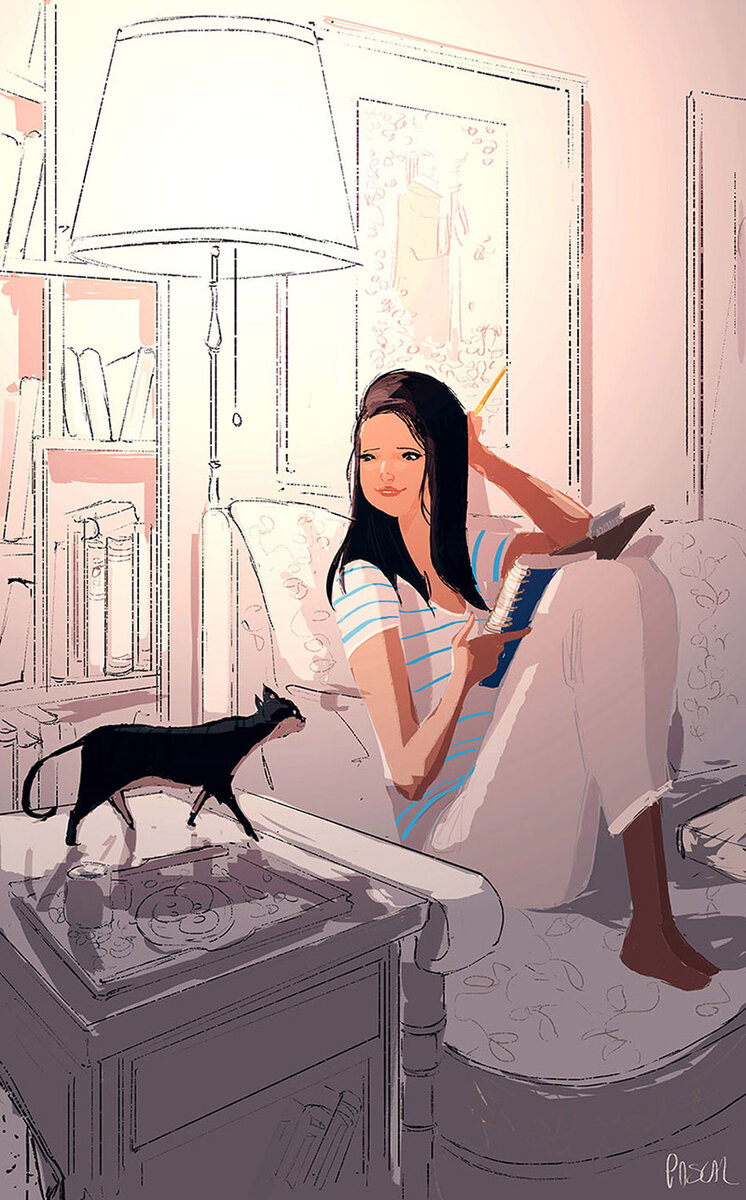 Художник Паскаль Кэмпион (Pascal Campion). Источник фото: lovers-of-art.livejournal.com