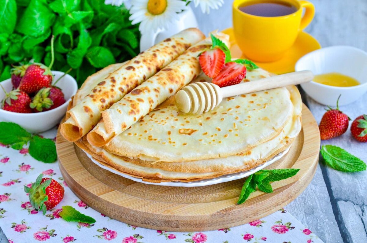 Блинчики паутинка