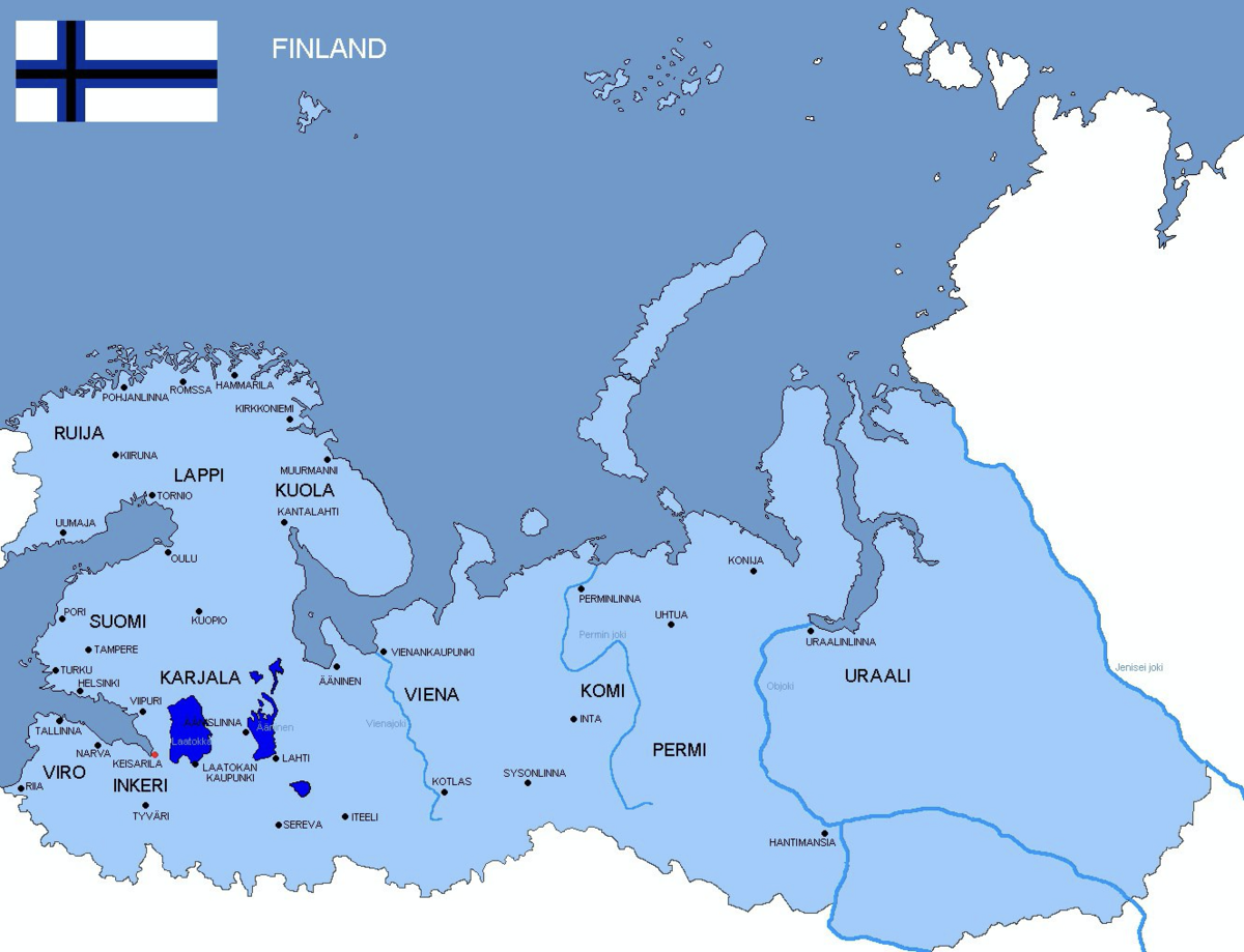 План страны финляндии