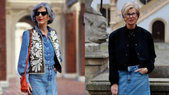 Джинсовая альтернатива джинсам, максиюбка: модная.