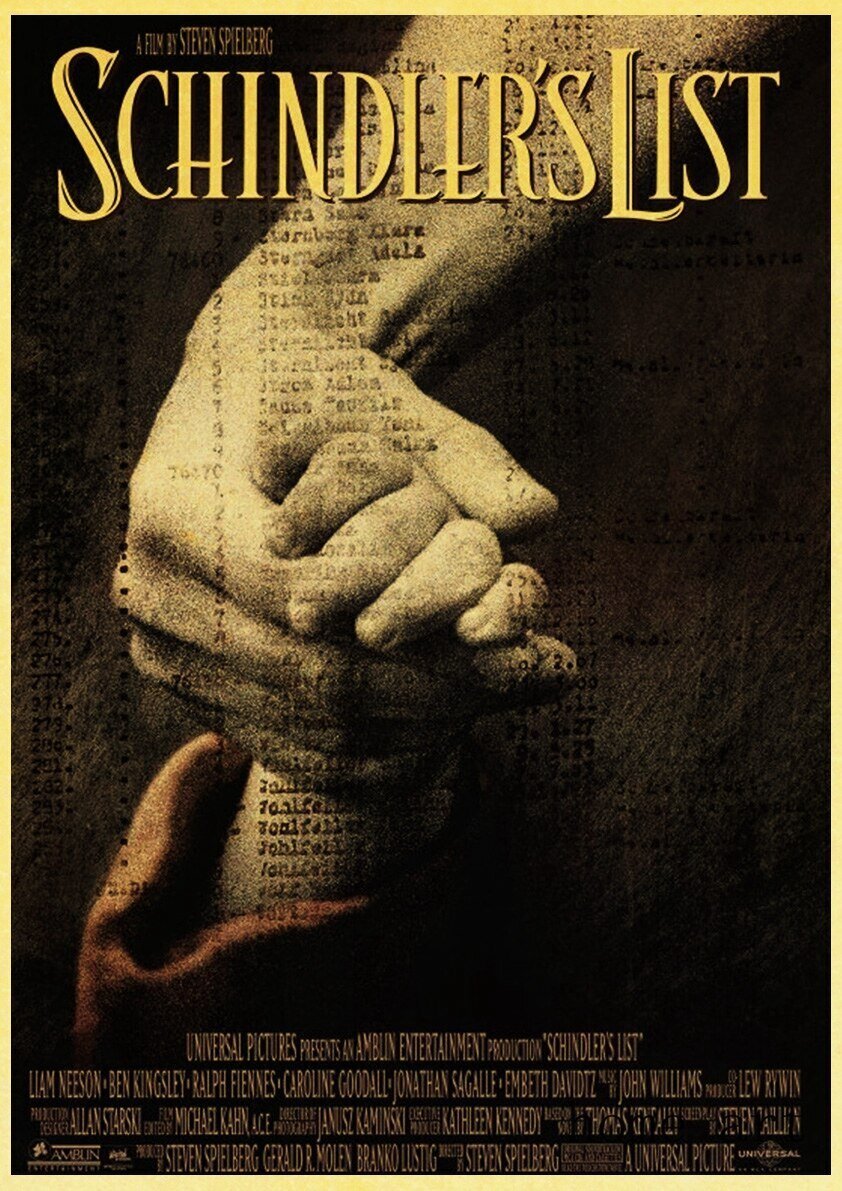 "Список Шиндлера", 1993 год