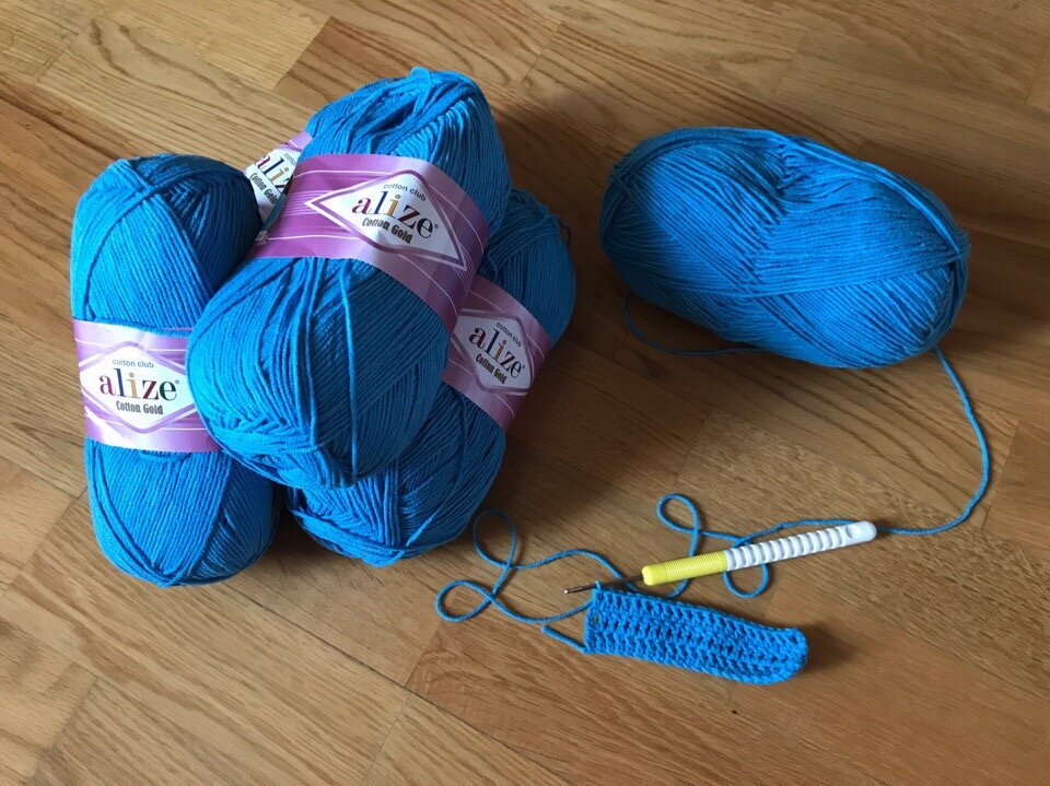 Подбор крючка, образец (да-да, вот такие большие образцы я вяжу😂)