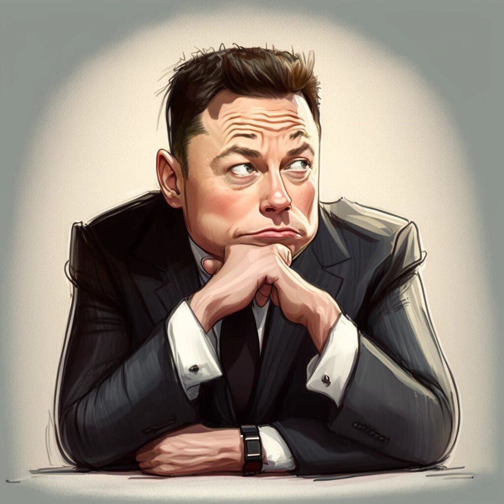 Источник изображения: Midjourney & Tiana. Midjourney что-то знает про Илона.