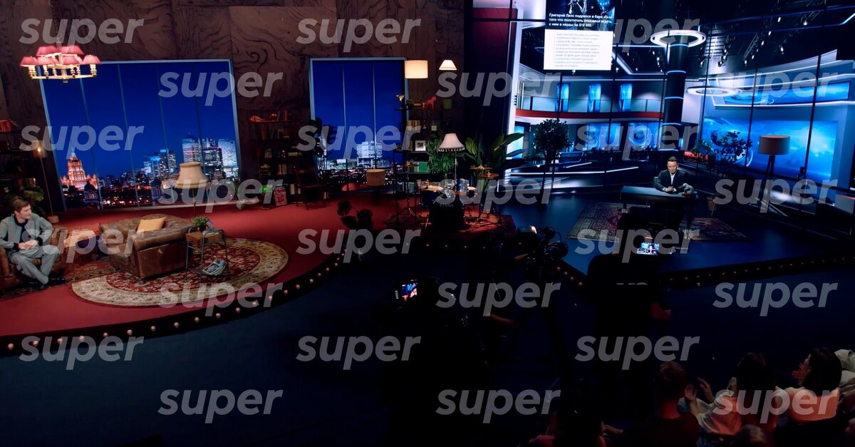    Павел Воля и Илья Соболев в «Шоу Воли» Фото: Super