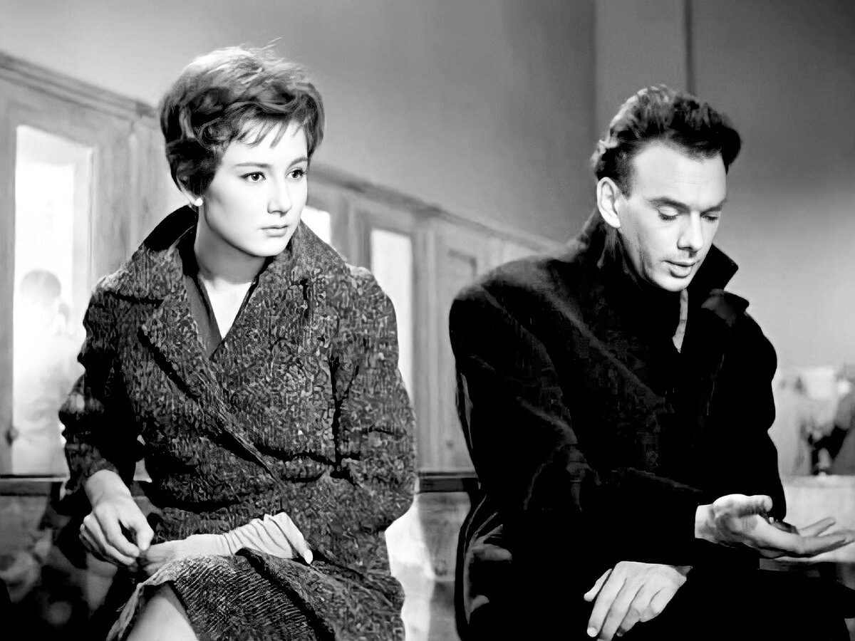 Кадр из фильма «Девять дней одного года», 1961 год, режиссер Михаил Ромм