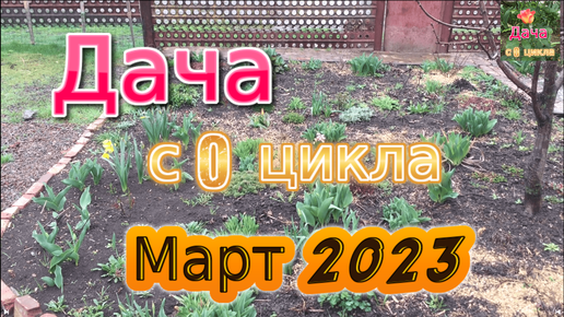 Дача с 0 цикла (март, 2023)