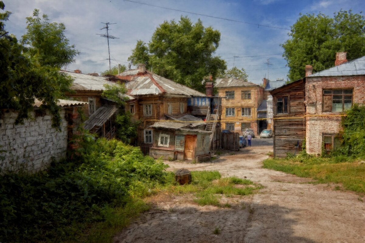 Провинциальный городок, выросший из деревни. В таком могли жить герои книги. 