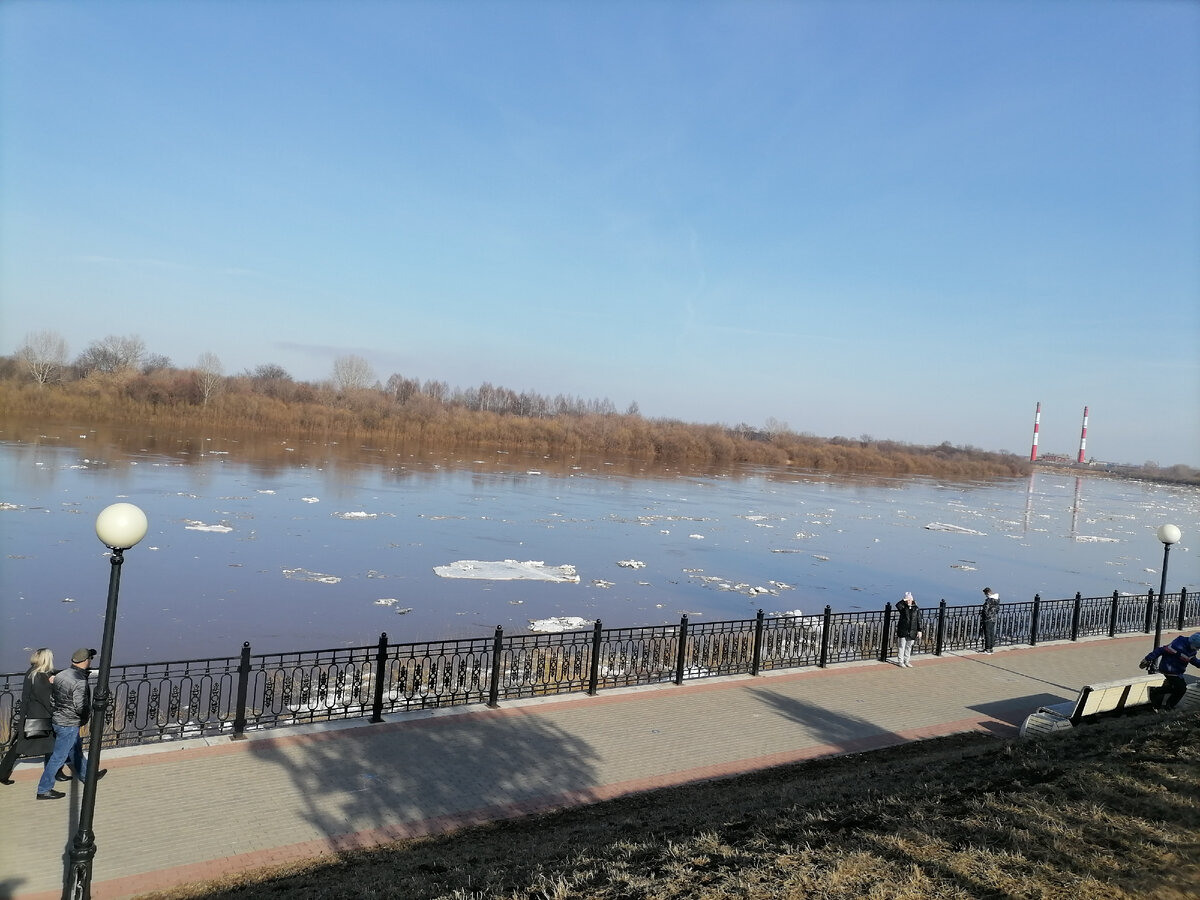 Ледоход в нашем городе 