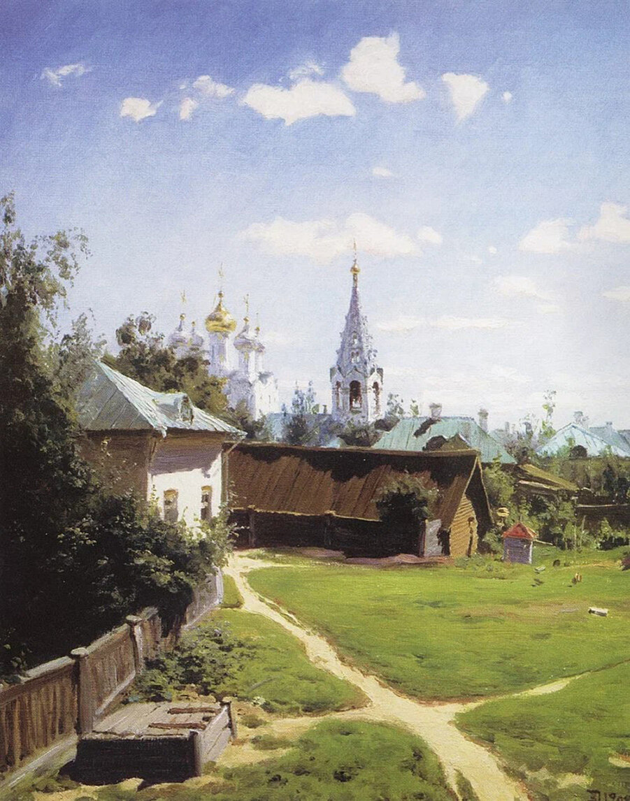 Василий Поленов. Московский дворик. 1878.