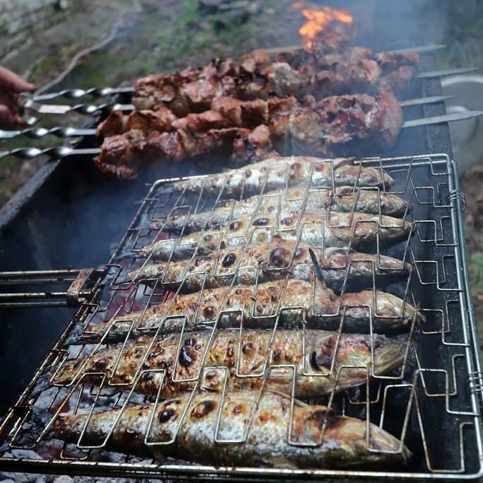 Жаренная селедка