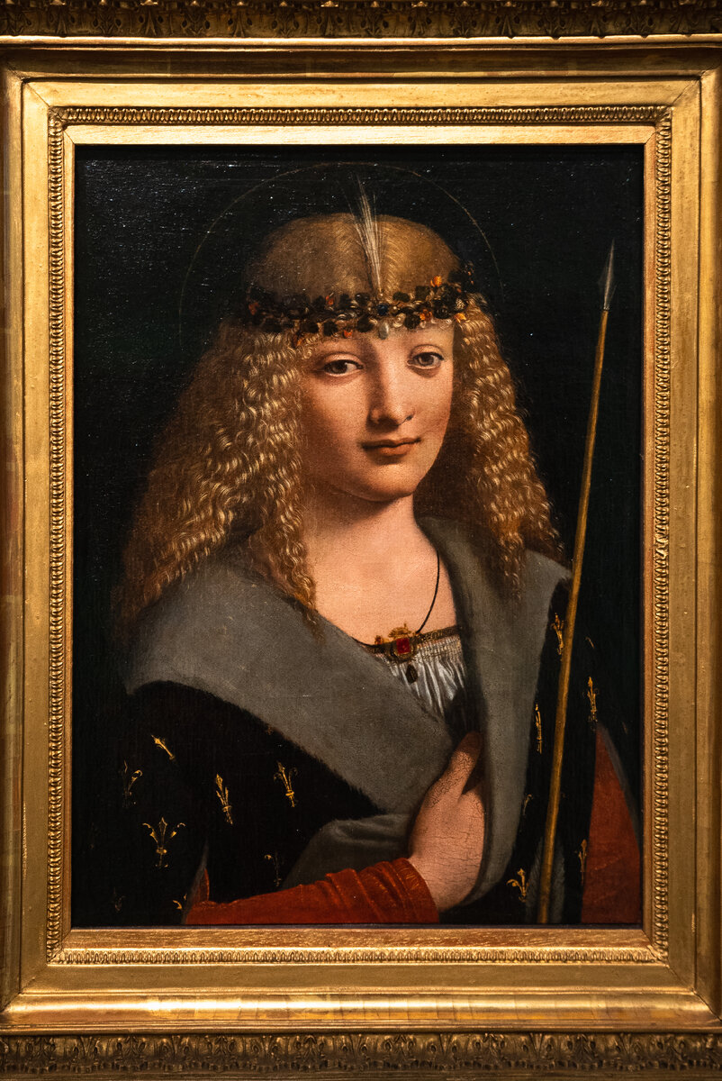 Джованни Антонио Больтраффио. Портрет юноши в образе святого Себастьяна