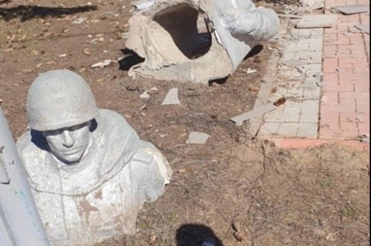    Упавший памятник солдату в Тонкине будет отремонтирован в ближайшее время