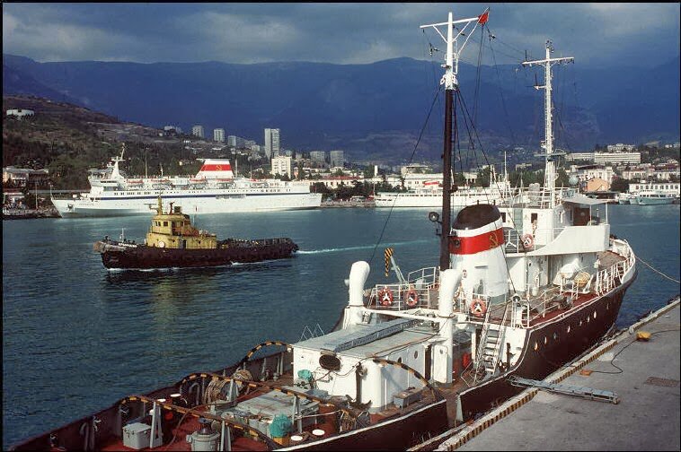 Ялтинский порт в Украинской ССР, 1988 год