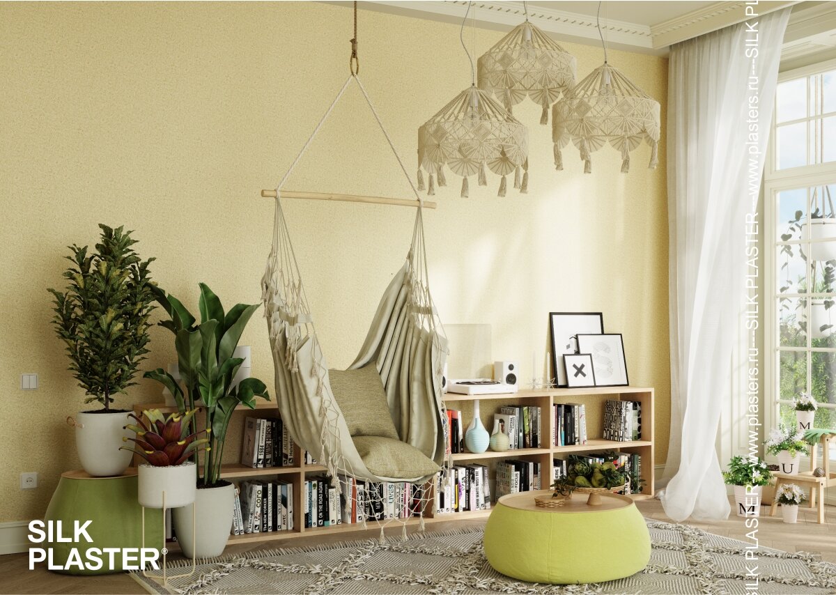 На фото шелковые обои SILK PLASTER Art Design 219