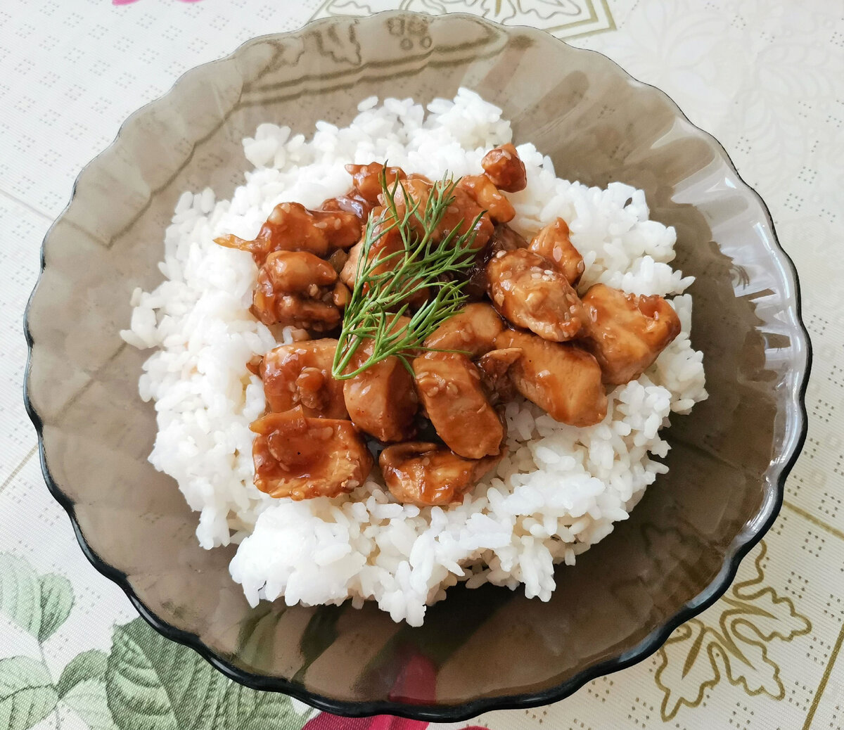 КУРИЦА в Соусе ТЕРИЯКИ с РИСОМ🍛🍽 Так Быстро и Вкусно я еще не готовила! |  Кто Хочет Кушать 😉 | Дзен