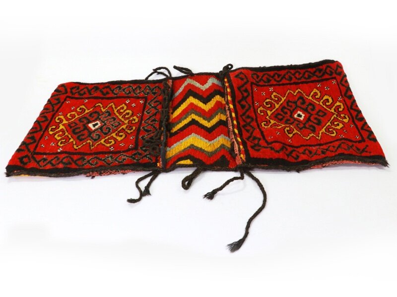 Лошадиный коржын. Казахстан, 20 в.,музей-заповедник "Әзірет Сұлтан"