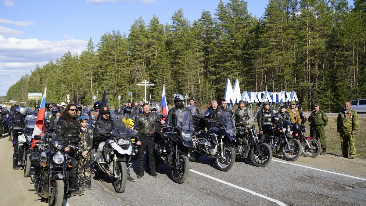    Мотоциклисты из клуба «Ночные волки» организовали паломническую поездку в Тверскую область © Пресс-служба клуба «Ночные волки»