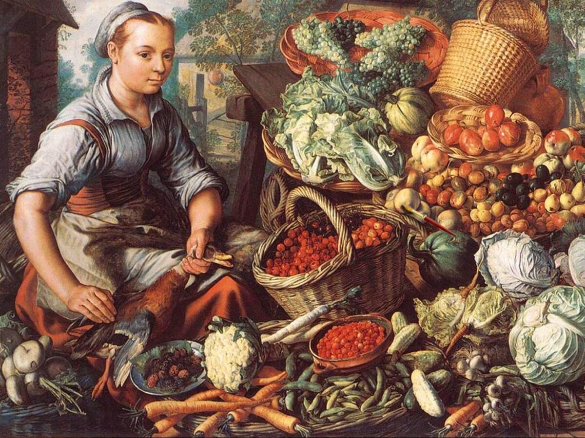 Девушка с клетчаткой😊.  Кто знает автора? Фото из открытого источника