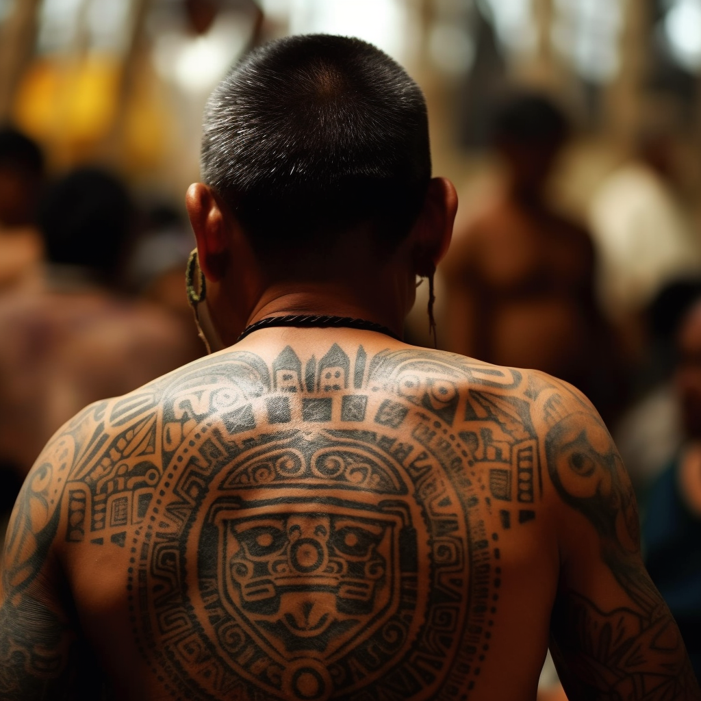 Стоимость тату в стиле майя и ацтеков