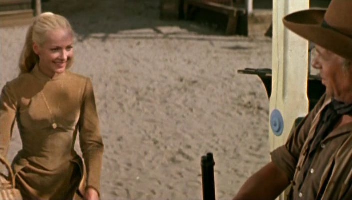 Барбара Брыльска. Кадр из фильма "Белые волки" (1969)