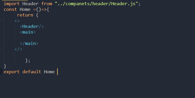 Пример кода на ReactJS