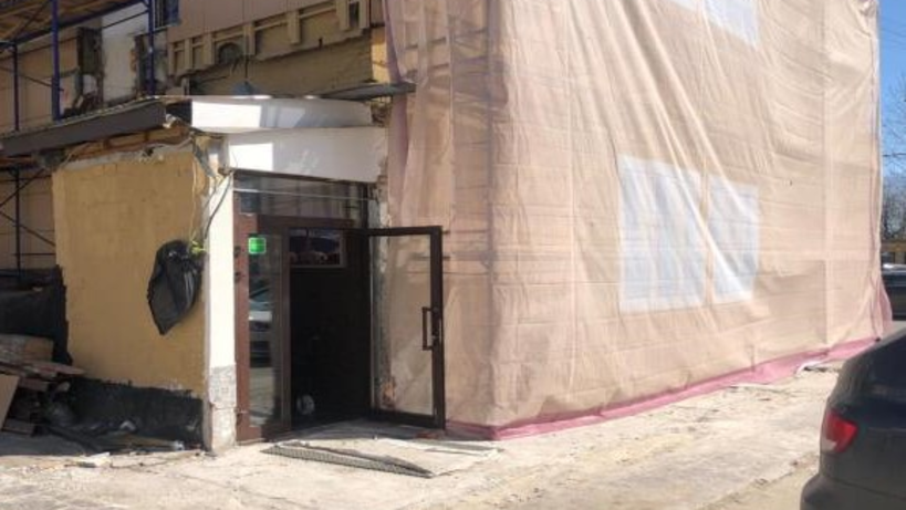    Здание в Басманном районе Москвы после демонтажа незаконной пристройкп © Пресс-служба Государственной инспекции по недвижимости Москвы