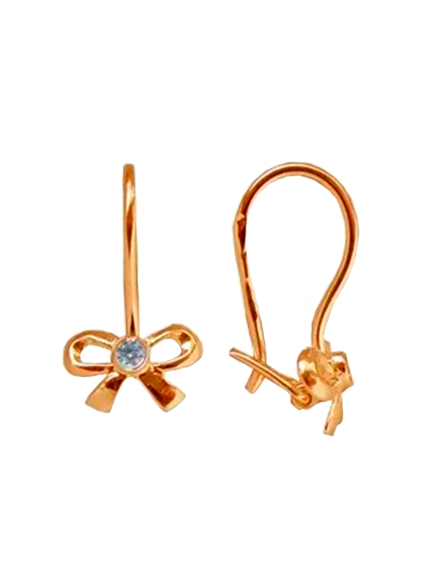 Серьги для девочек Бантики