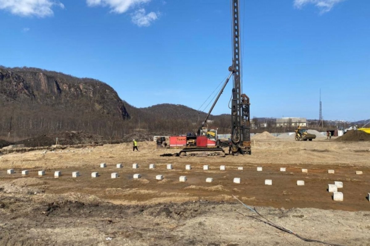    Строительство нового корпуса школы началось в Печенге