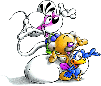 У мышонка много друзей среди них