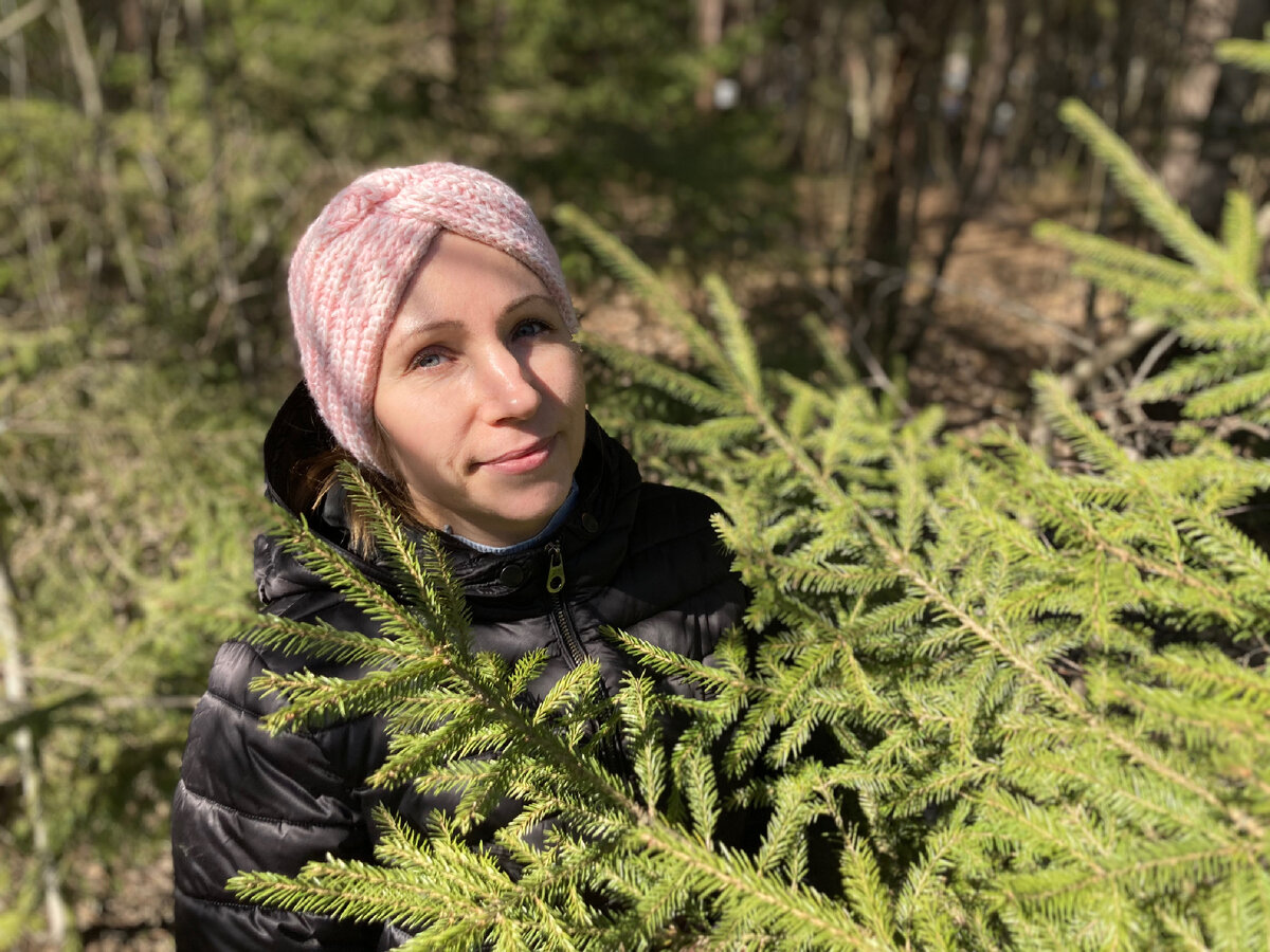 С утра еще успела погулять в лесу, а потом совсем плохо стало 