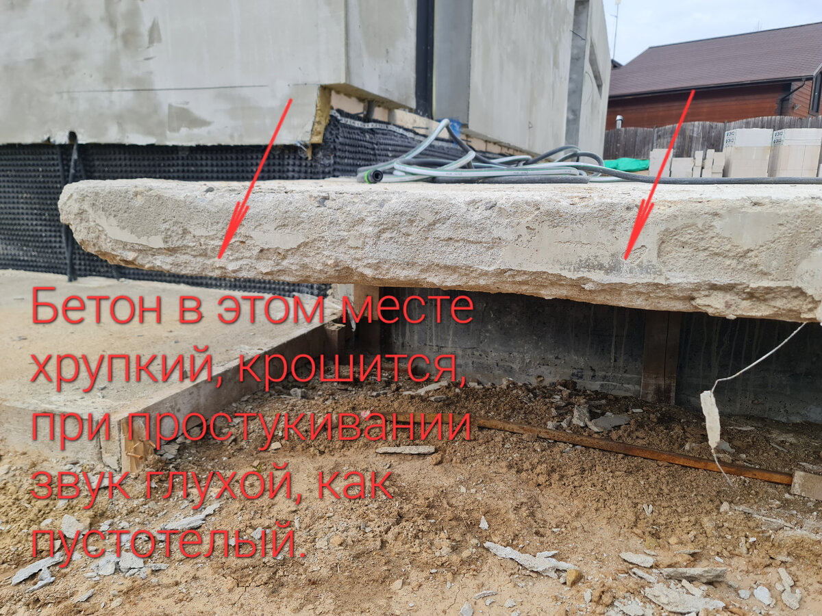 Некачественный бетон