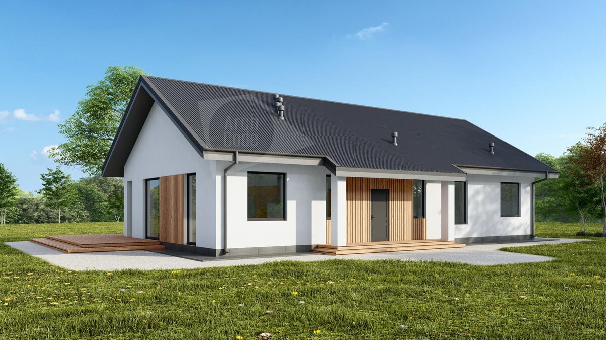 Проект дома в скандинавском стиле Ава