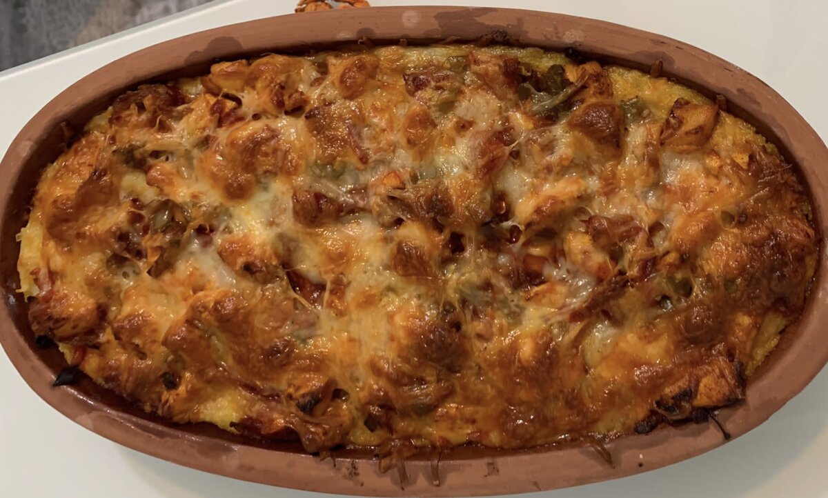 Запеканка с курочкой и овощами 