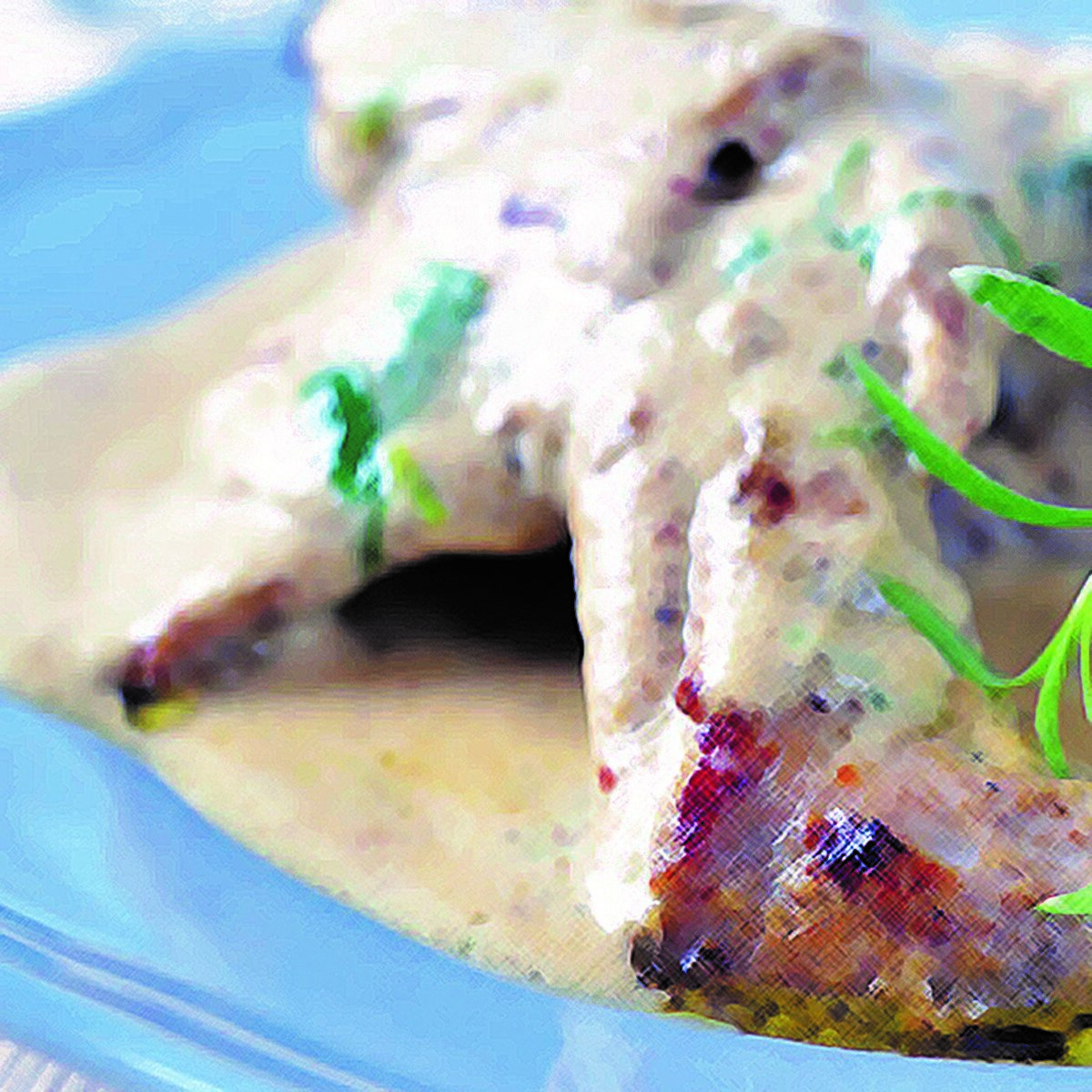 Художественное изображение готового блюда