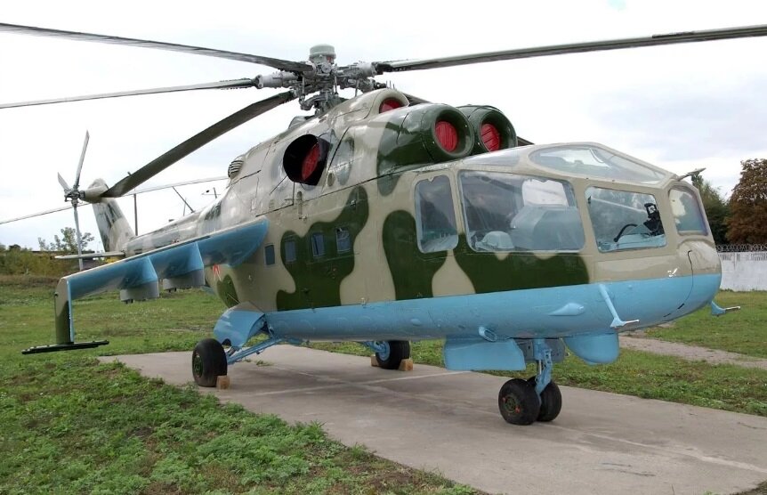 Настоящий советский вертолет Ми-24А. Изображение из открытых источников
