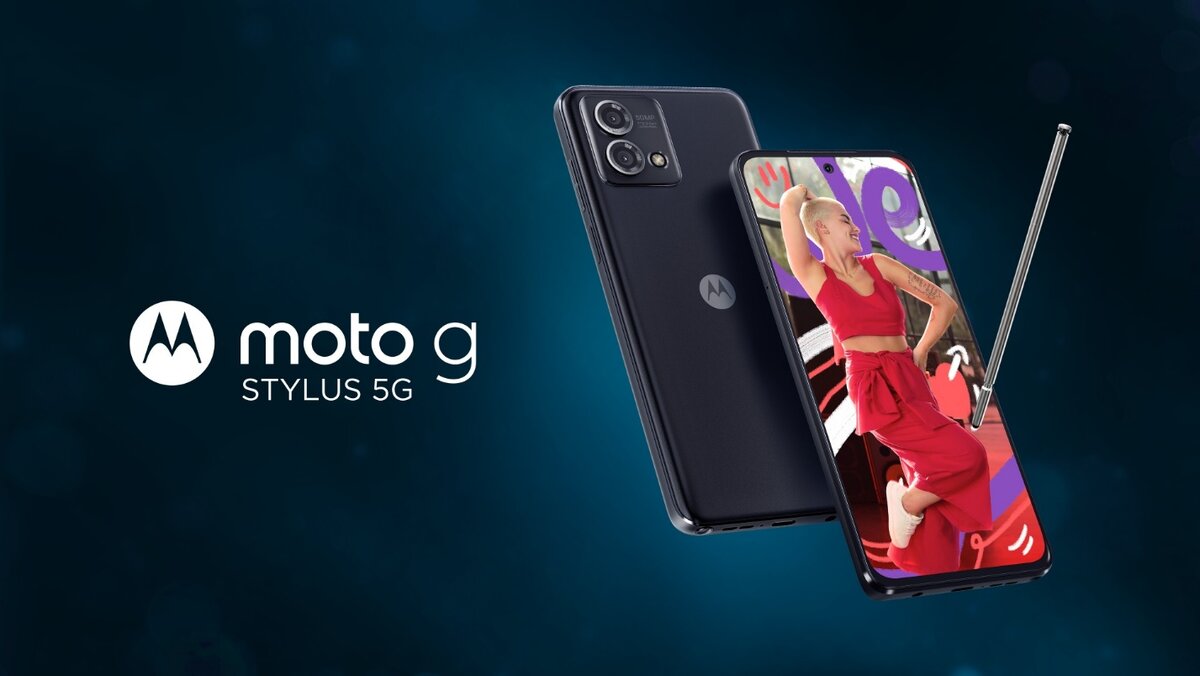 Промо-графика смартфона Motorola moto g stylus 5G 2023 (источник: Motorola)