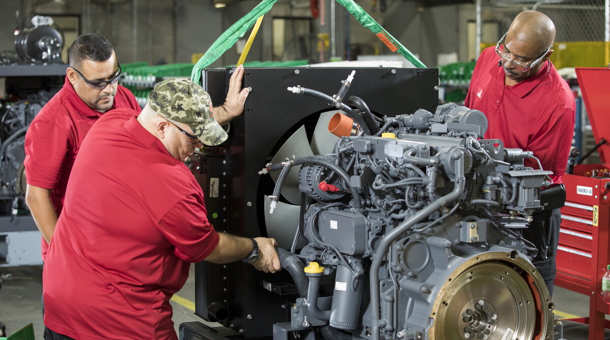 Установка мотора Deutz