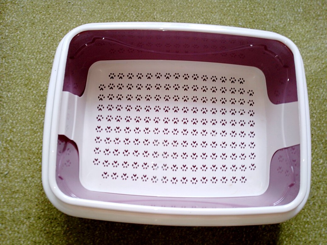 Новый лоток для кошек. (Фото автора).